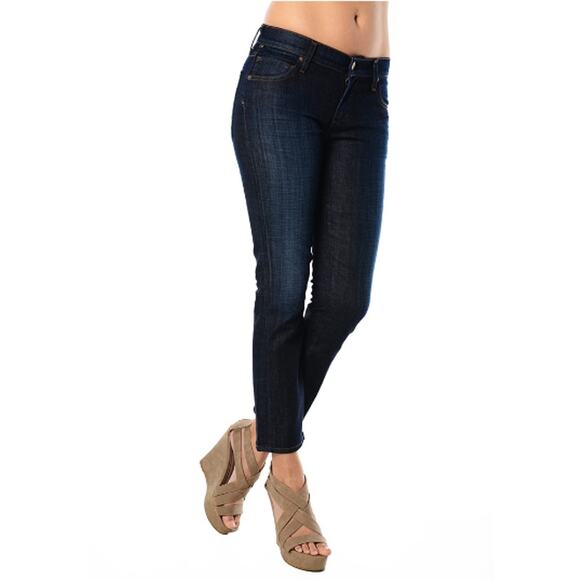 Eileen Fisher Denim Petite Straight Leg Mid Rise Jeans Women's Size 10P - Picture 1 of 7